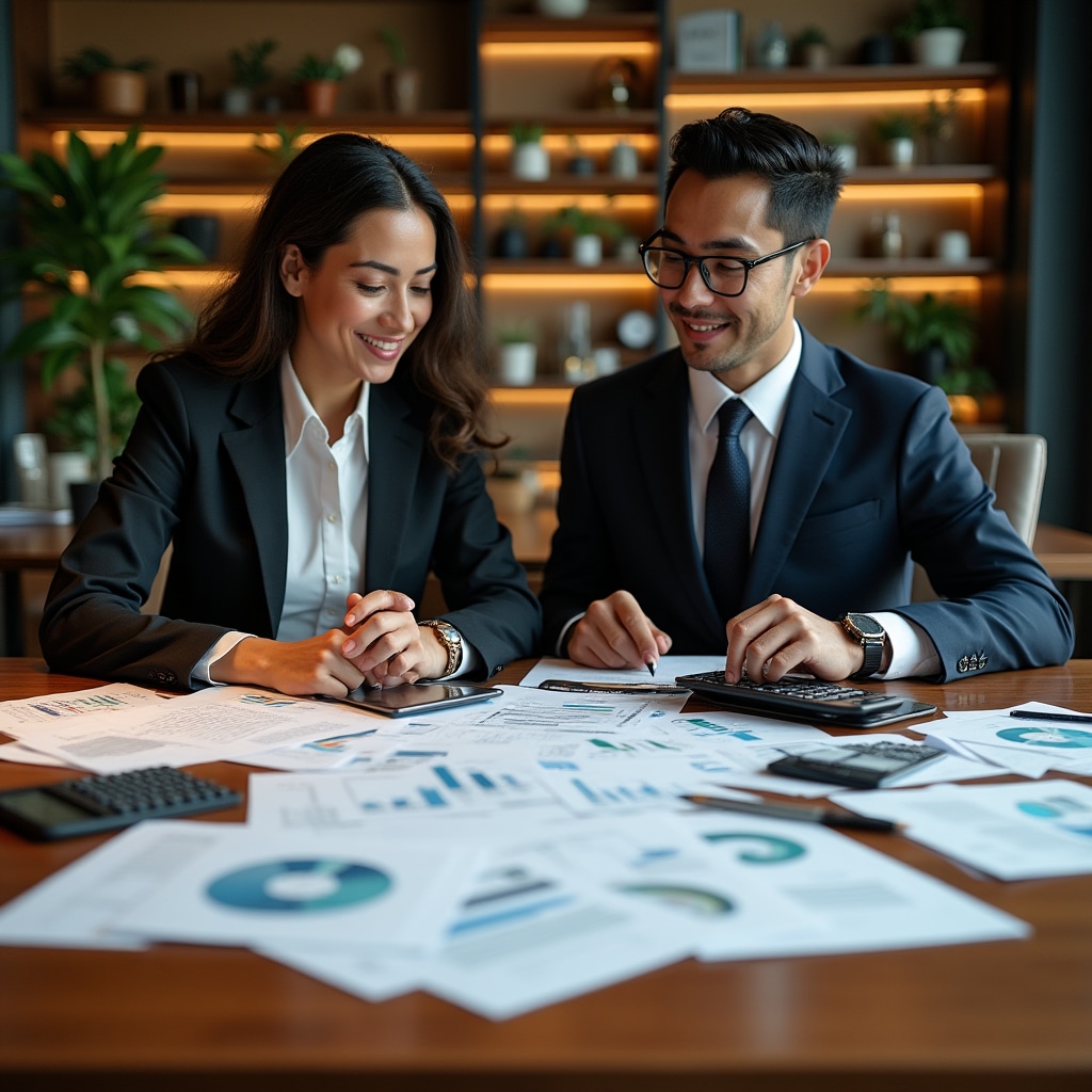 Financial planning and business strategy consultation